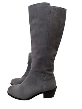 Vionic Tinsley Charcoal Suede Knee High Boots